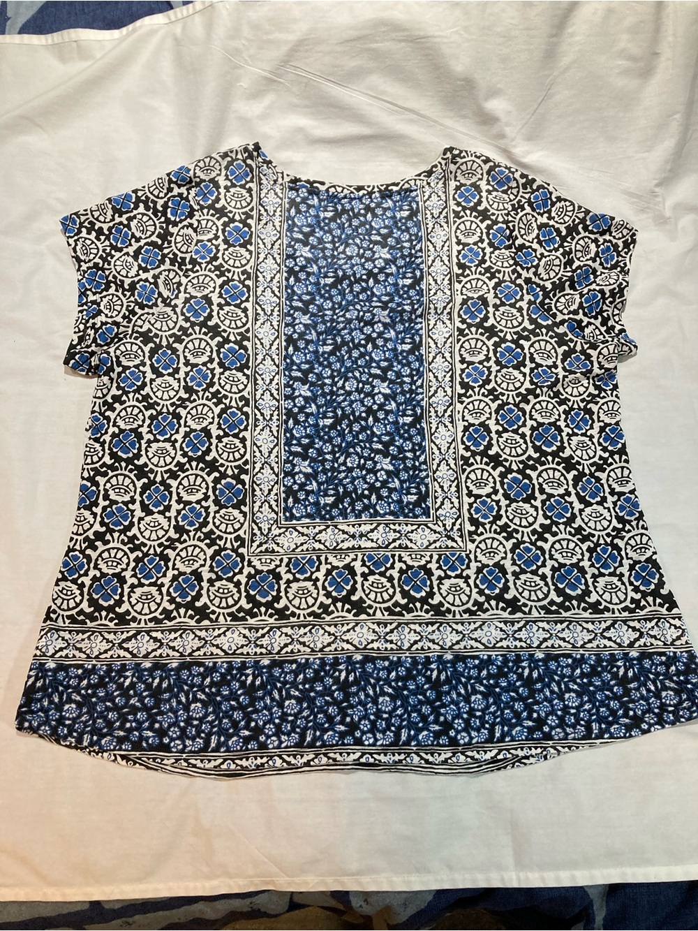 Lucky Brand Tapestry Shirt, Women’s size 3X - Picture 4 of 5